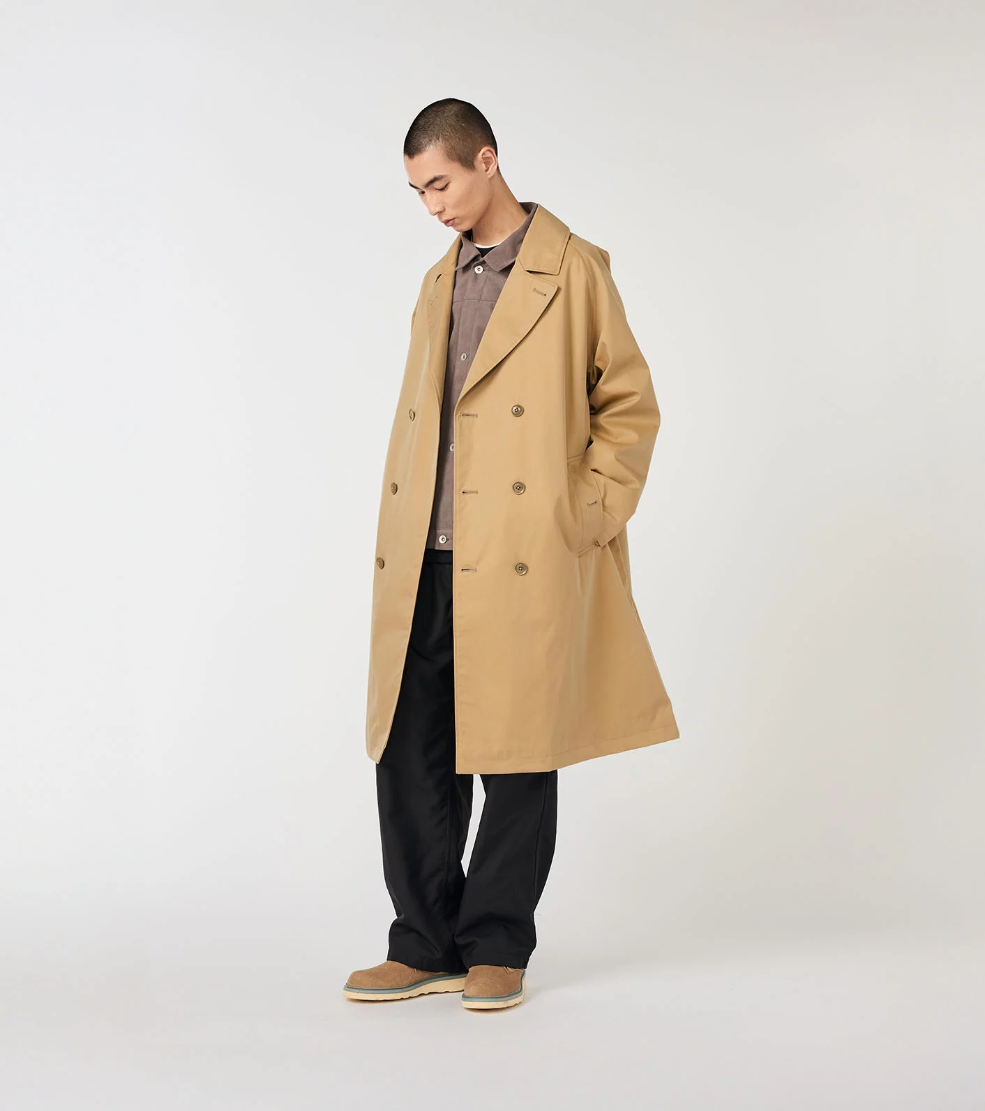 2L Cotton GORE-TEX Double Breasted Coat - Image 4