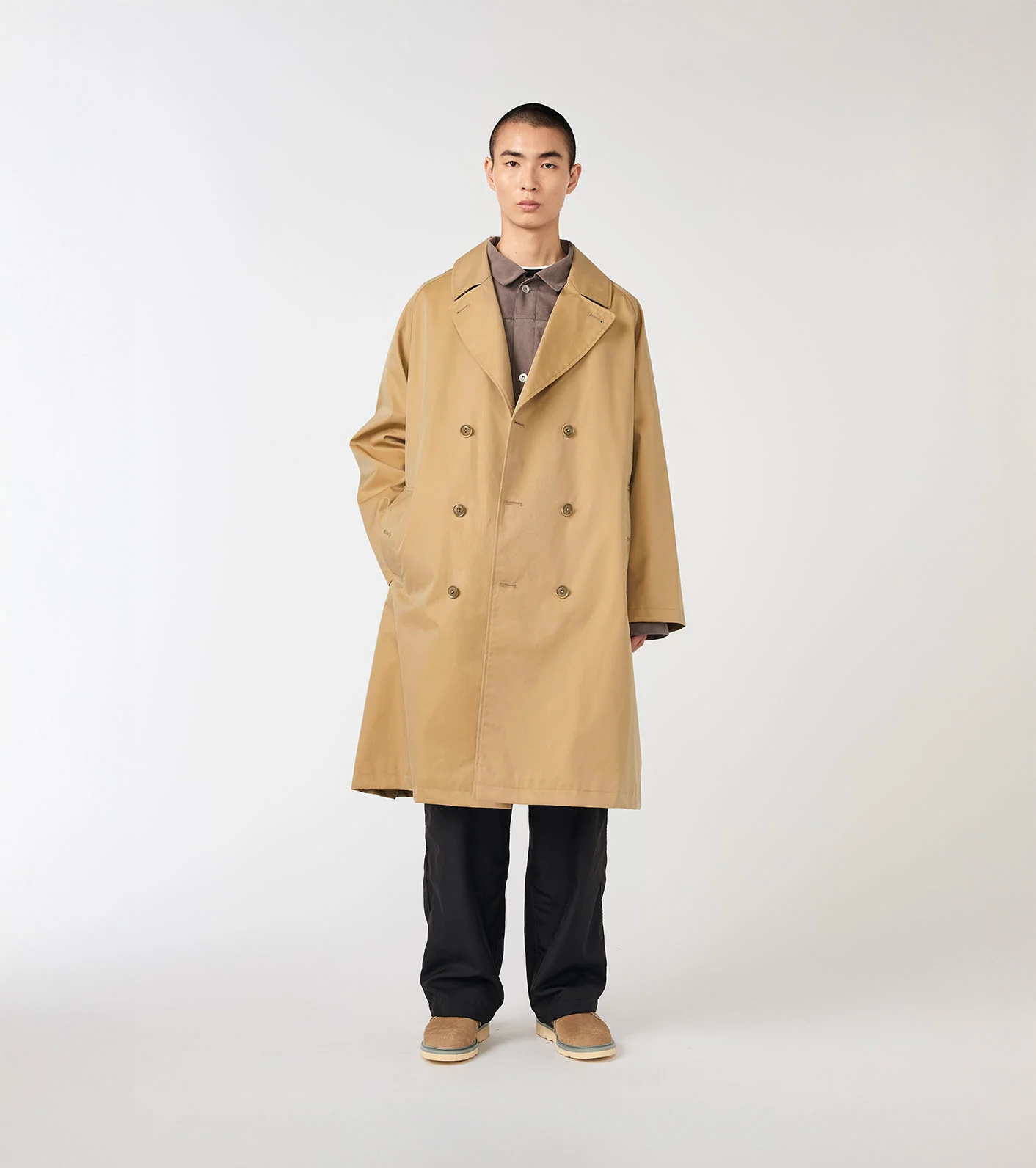 2L Cotton GORE-TEX Double Breasted Coat - Image 5