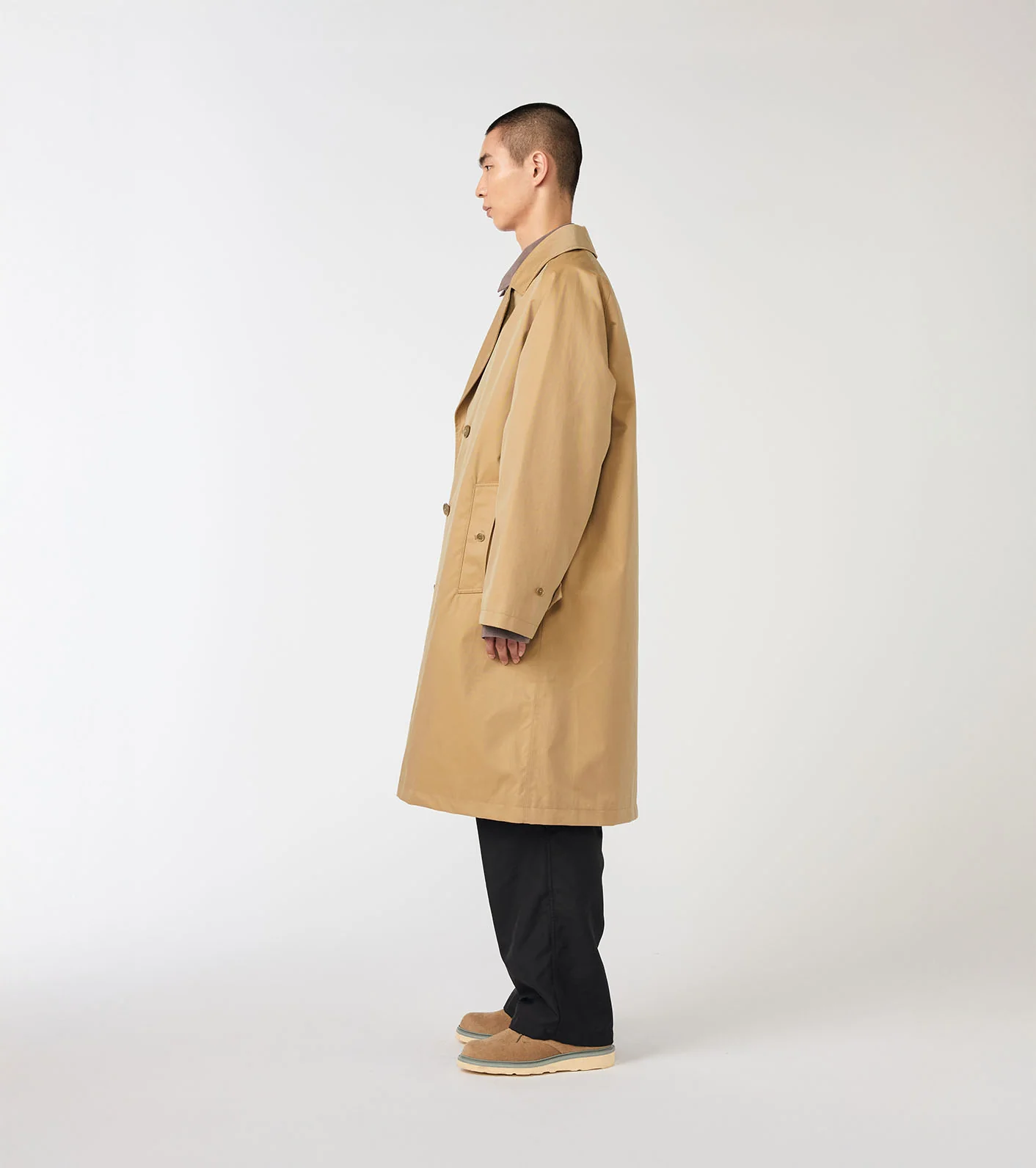 2L Cotton GORE-TEX Double Breasted Coat - Image 6