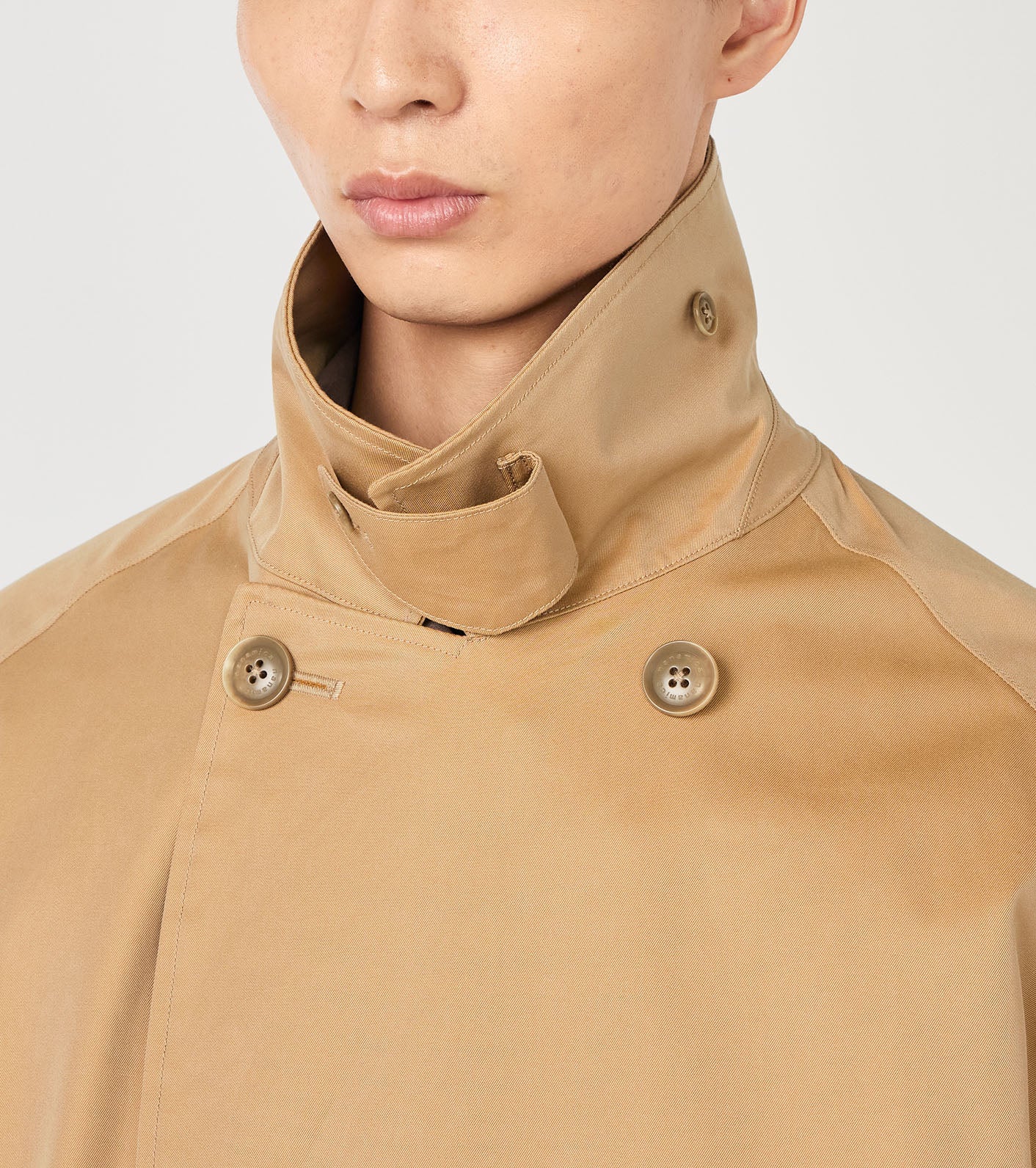 2L Cotton GORE-TEX Double Breasted Coat - Image 9