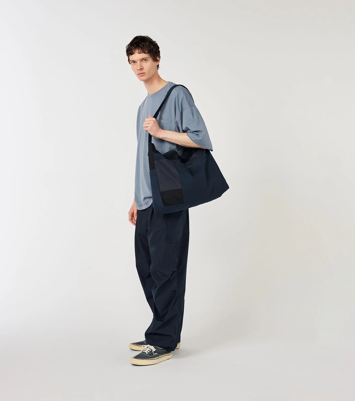 Cotton Canvas Shoulder Bag - Image 3
