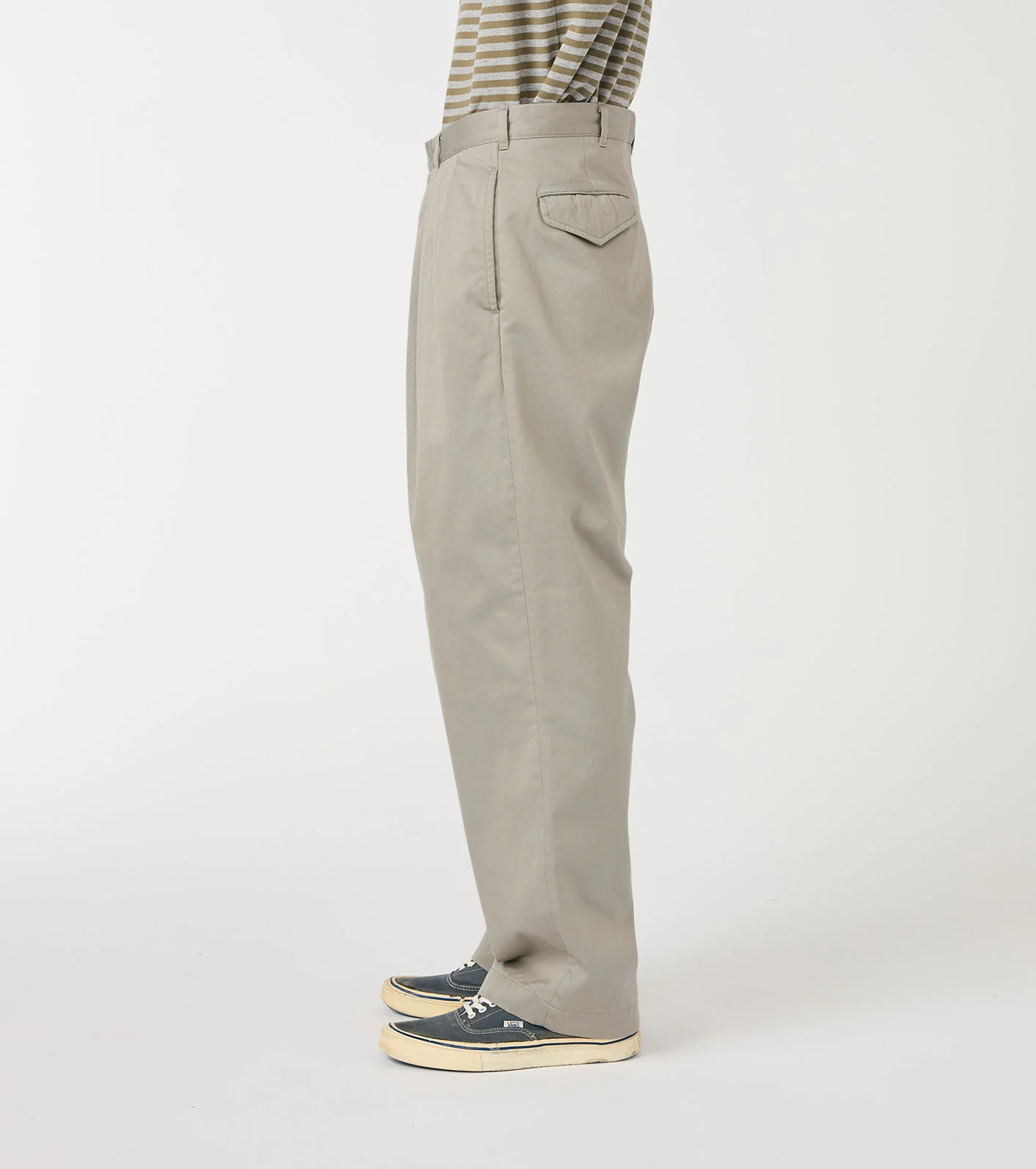 Double Pleated Chino Pants - Image 7