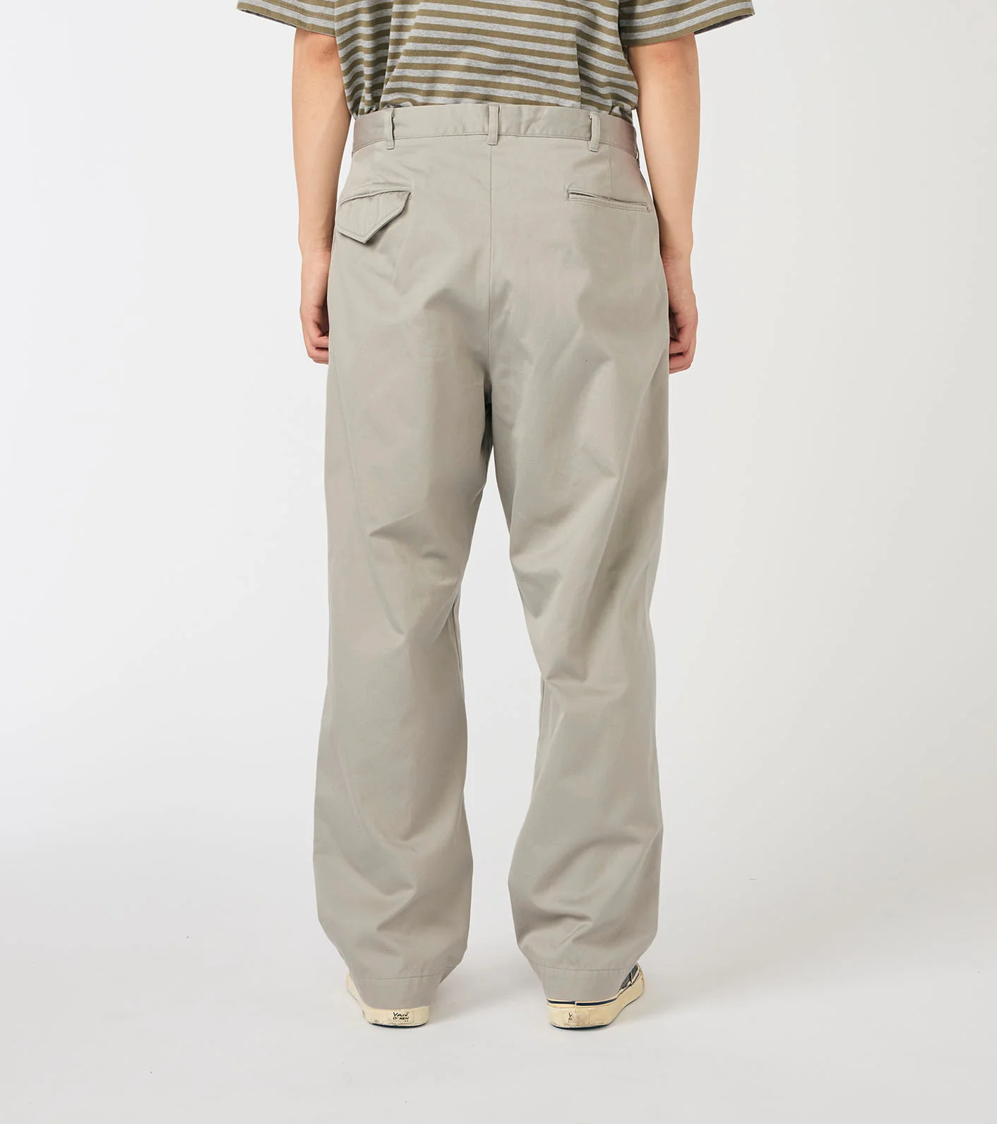 Double Pleated Chino Pants - Image 8