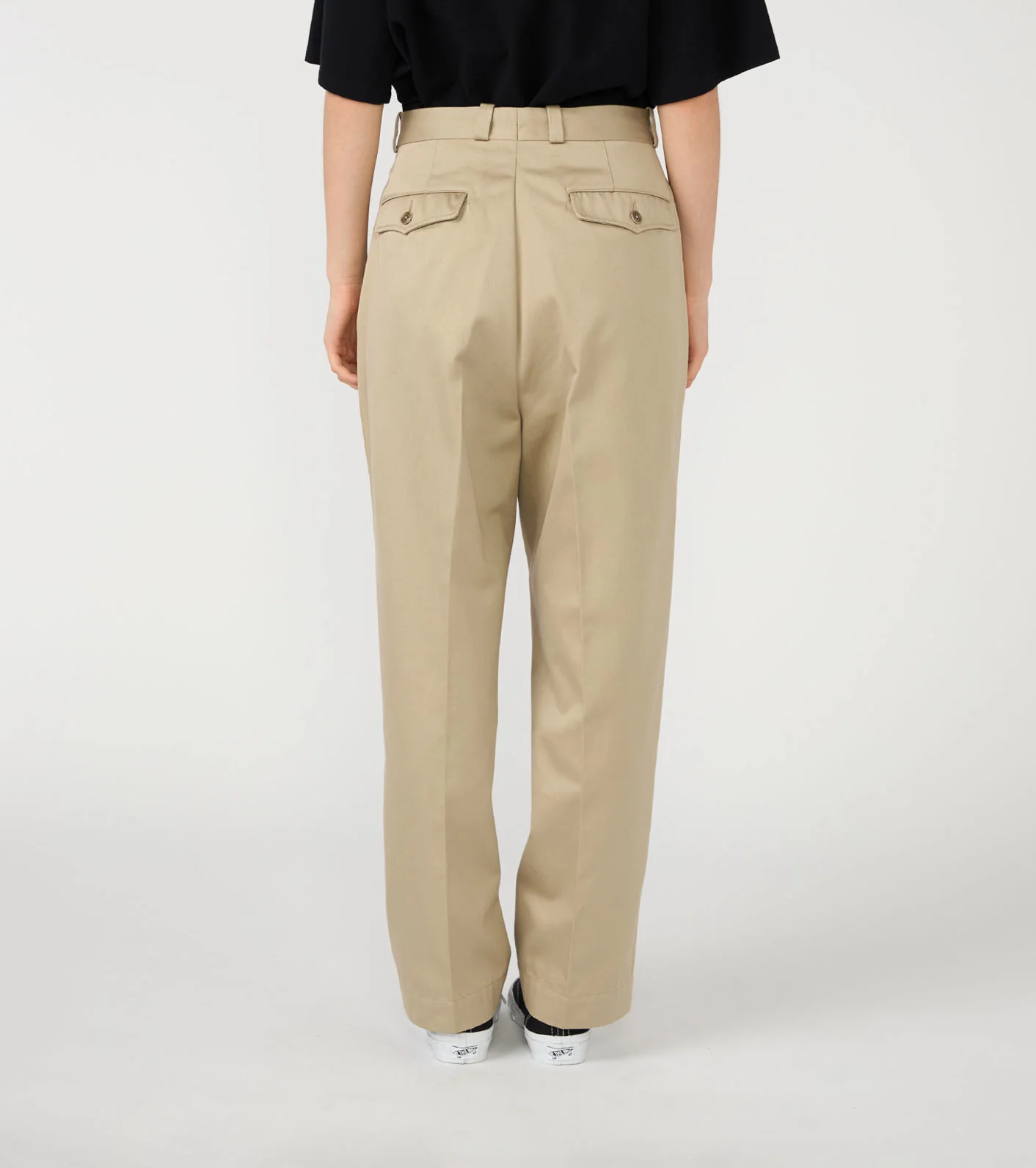 Double Pleated Chino Pants - Image 8