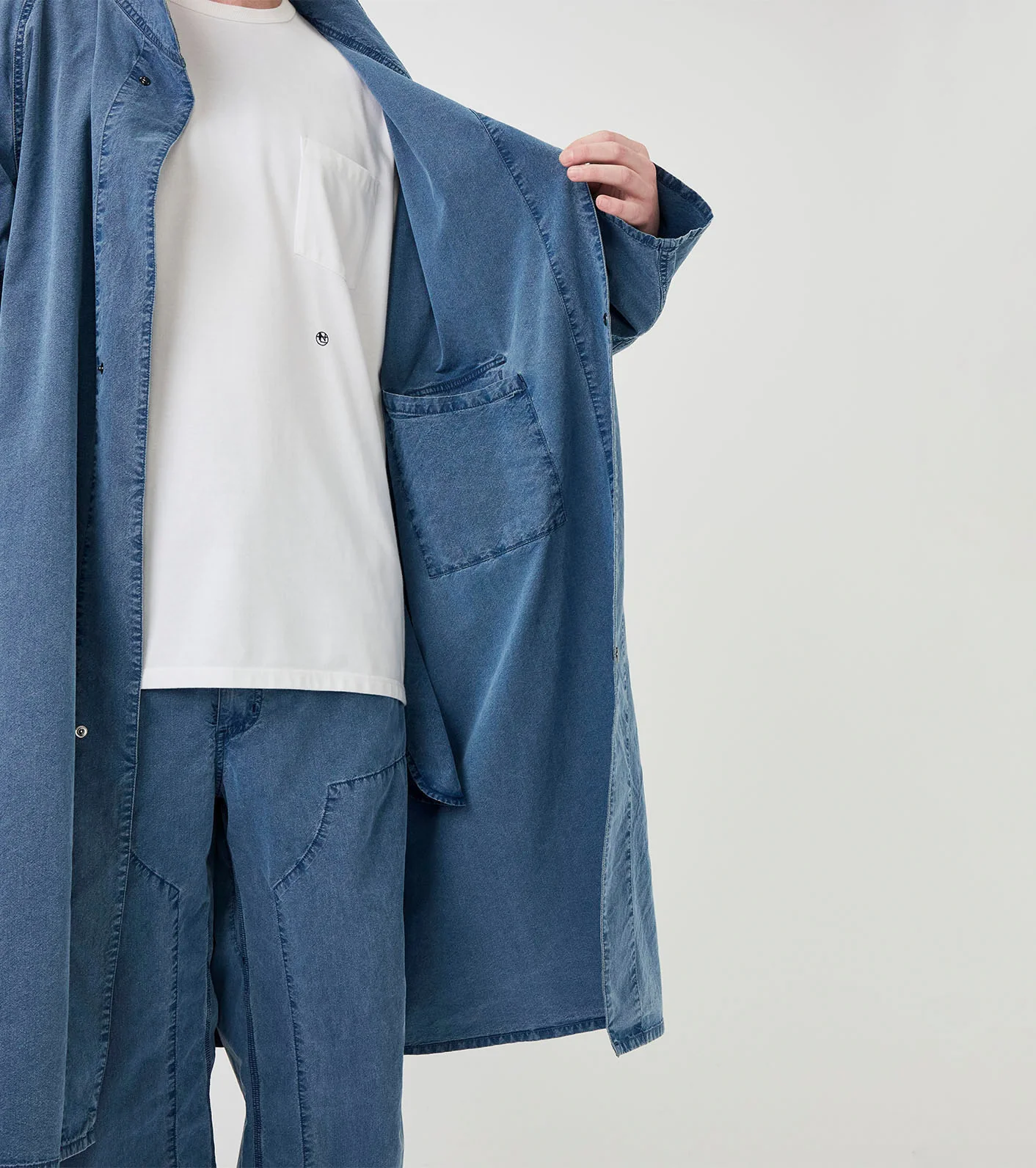 Indigo Weather Field Coat - Image 14