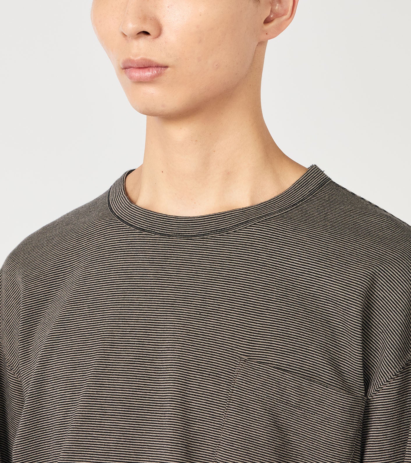Micro Stripe Pocket L/S Tee - Image 7