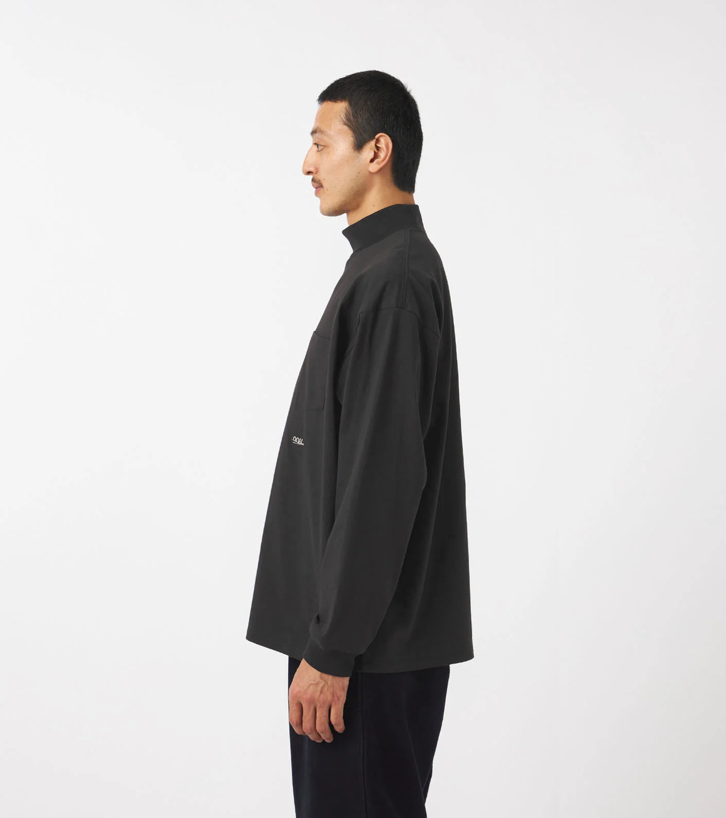 OOAL Mock Neck L/S Tee - Image 6